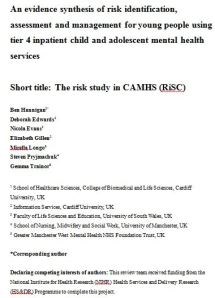 RiSC front page